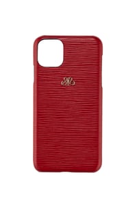 Deri iPhone Kılıf 12 Mini Kırmızı Epi