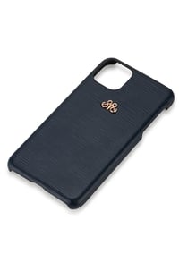 Deri iPhone Kılıf 12 Mini Lacivert Epi