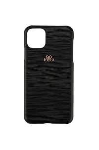 Deri iPhone Kılıf 12 Mini Siyah Epi