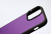 Deri iPhone Kılıf 12 Pro Max Mor Togo
