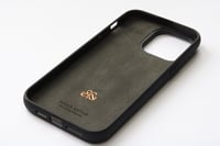 Deri iPhone Kılıf 12 Pro Max Siyah Croco