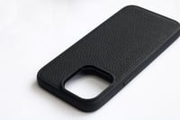Deri iPhone Kılıf 12 Pro Max Siyah Togo