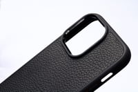 Deri iPhone Kılıf 12 Pro Max Siyah Togo