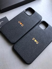 Deri iPhone Kılıf 12 Pro Max Siyah Togo