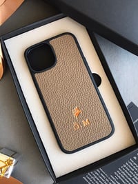 Deri iPhone Kılıf 12 Pro Max Vizon Togo