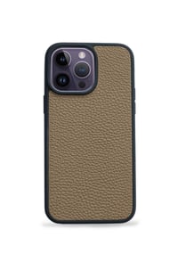 Deri iPhone Kılıf 12 Pro Max Vizon Togo