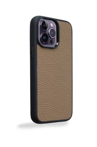 Deri iPhone Kılıf 12 Pro Max Vizon Togo