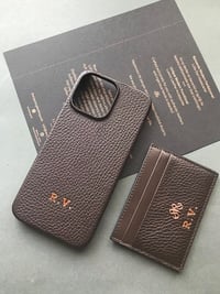 Deri iPhone Kılıf 13 Mini Kahve Togo