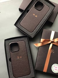 Deri iPhone Kılıf 13 Mini Kahve Togo