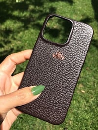 Deri iPhone Kılıf 13 Mini Kahve Togo