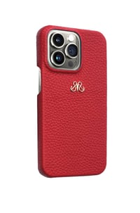 Deri iPhone Kılıf 13 Mini Kırmızı Togo