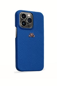 Deri iPhone Kılıf 13 Mini Mavi Togo