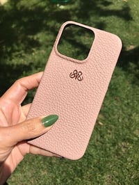 Deri iPhone Kılıf 13 Mini Pudra Togo