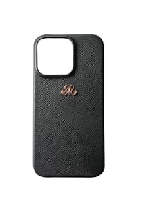 Deri iPhone Kılıf 13 Mini Siyah Saffiano