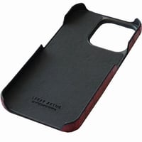 Deri iPhone Kılıf 13 Pro Kırmızı Croco Full Deri
