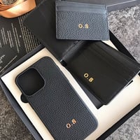 Deri iPhone Kılıf 13 Pro Max Siyah Togo