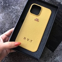 Deri iPhone Kılıf 13 Pro Olive Togo Full Deri