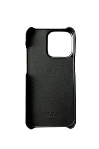 Deri iPhone Kılıf 13 Pro Saks Mavi Croco Full Deri