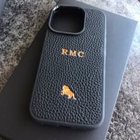 Deri iPhone Kılıf 13 Pro Siyah Togo