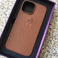 Deri iPhone Kılıf 13 Pro Taba Togo Full Deri