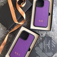 Deri iPhone Kılıf 14- iPhone Kılıf 13 Mor Togo