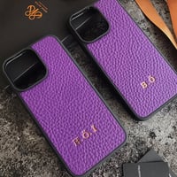 Deri iPhone Kılıf 14- iPhone Kılıf 13 Mor Togo