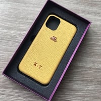 Deri iPhone Kılıf 14-13 Olive Togo Full Deri