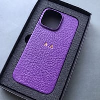 Deri iPhone Kılıf 14-iPhone 13 Mor Togo Full Deri