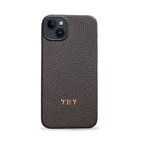 Deri iPhone Kılıf 14 Plus Kahve Togo Full Deri
