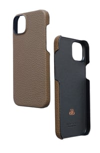 Deri iPhone Kılıf 14 Plus Vizon Togo Full Deri