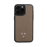 Deri iPhone Kılıf 14 Pro Max Vizon Togo