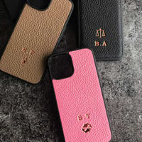Deri iPhone Kılıf 14 Pro Max Vizon Togo