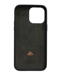Deri iPhone Kılıf 15 Pro Max Siyah Croco