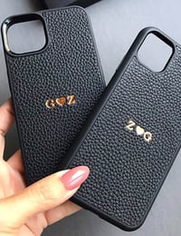 Deri iPhone Kılıf 15 Siyah Togo