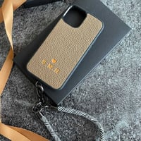 Deri iPhone Kılıf 15 Vizon Togo