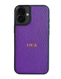 Deri iPhone Kılıf 16  Mor Togo