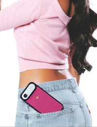 Deri iPhone Kılıf 16 Fuşya Togo