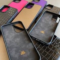 Deri iPhone Kılıf 16 Pro Max Premium Lacivert