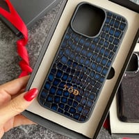 Deri iPhone Kılıf 16 Pro Max Premium Lacivert