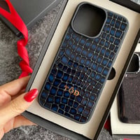 Deri iPhone Kılıf 16 Pro Premium Lacivert