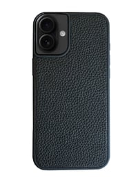 Deri iPhone Kılıf 16 Siyah Togo