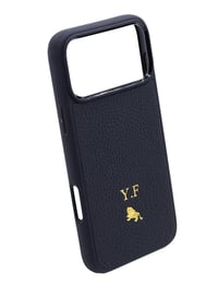 Deri iPhone Kılıf 16 Siyah Togo