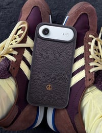 Deri iPhone Kılıf 17 Air Kahve Togo