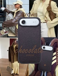 Deri iPhone Kılıf 17 Kahve Togo