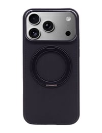 Deri iPhone Kılıf 17 Pro Max Siyah