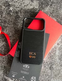 Deri iPhone Kılıf 17 Pro Max Siyah Epi