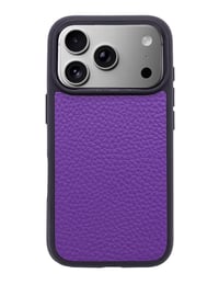 Deri iPhone Kılıf 17 Pro Mor Togo