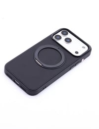 Deri iPhone Kılıf 17 Pro Siyah