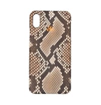 Deri iPhone Kılıf Xs Max Alacalı Piton