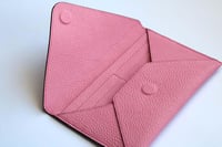 Deri Zarf Cüzdan  Pembe Togo